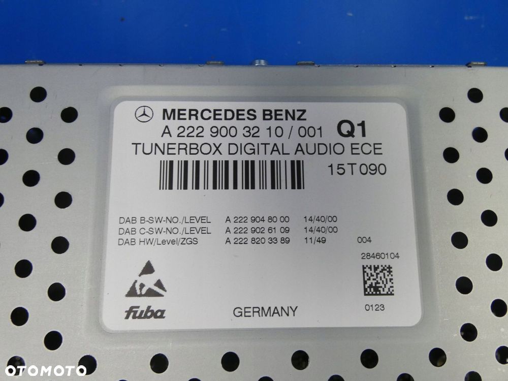 MERCEDES C KLASA W205 S W222 WZMACNIACZ TUNER RADIA - 2