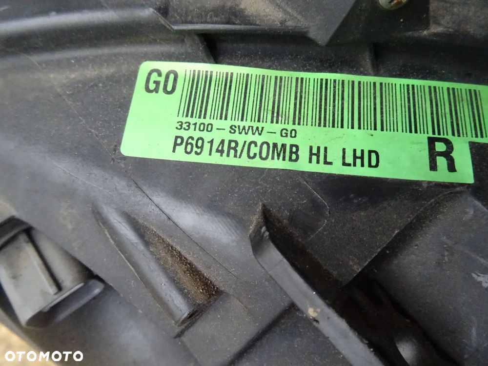 Lampa Honda Cr-v Prawy przód p6914r - 9