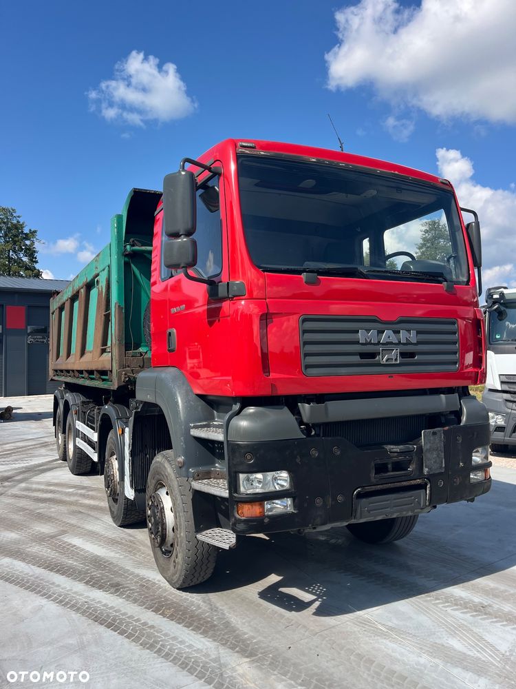 MAN Tga 41.410 Napędy 8x6 Wywrotka 3 stronna Duży Kipper Klima Cała Na Resorze ( Scania Arocs Volvo) - 2