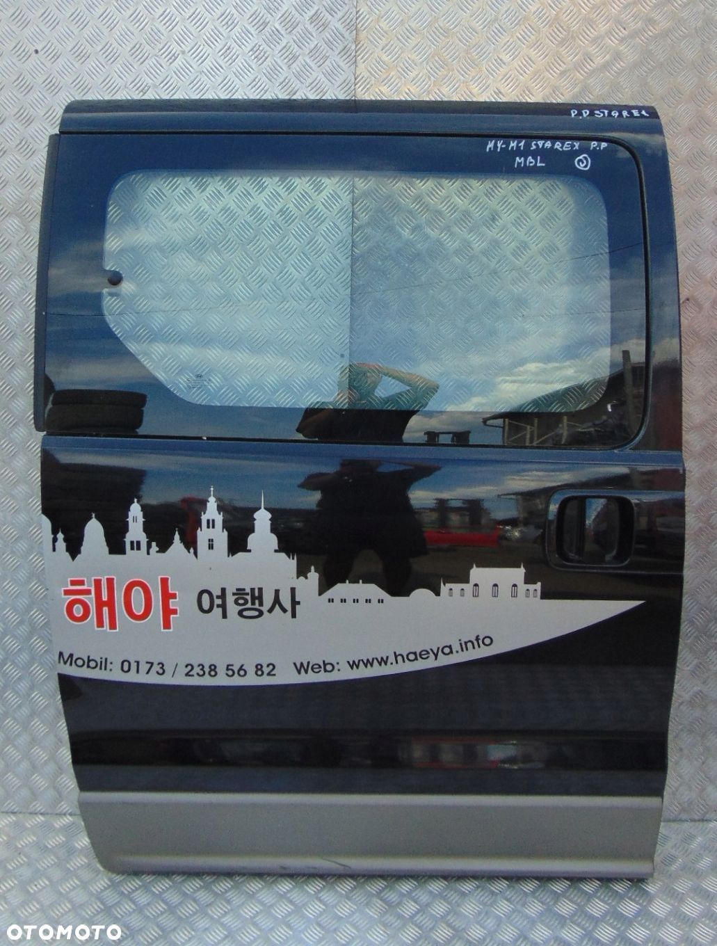 HYUNDAI H1 II STAREX DRZWI PRZESUWNE PRAWE LEWE SZYBA KOMPLETNE MBL - 1