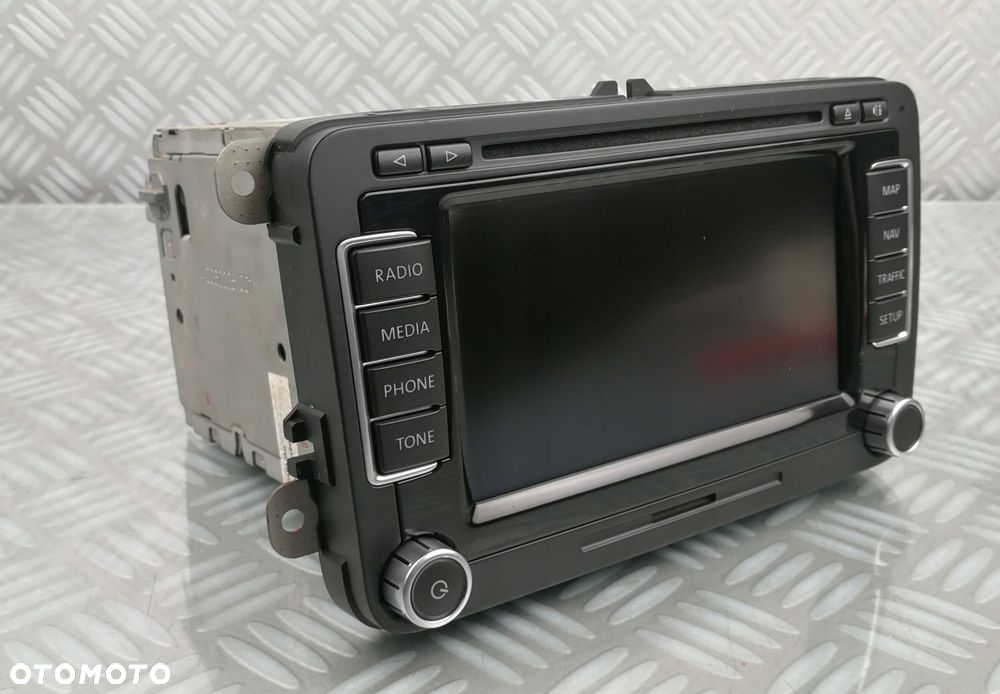 1T0035680 radio fabryczne nawigacja VW GOLF VI 6 TOURAN PASSAT B7 B6 TIGUAN - 2