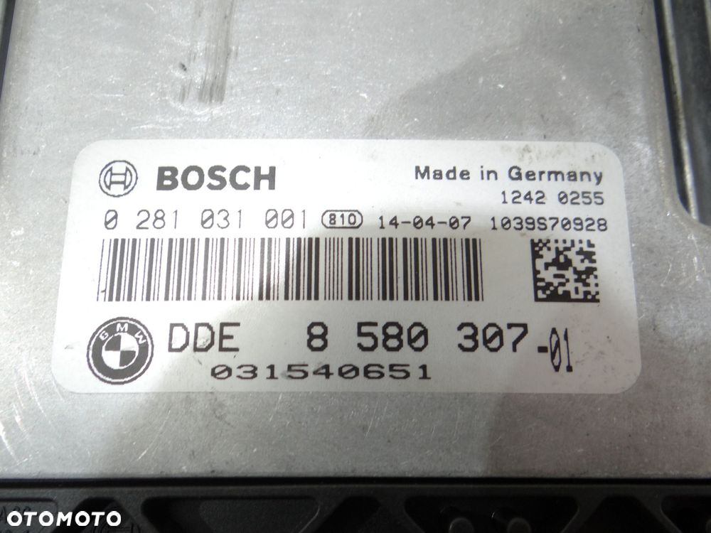 KOMPUTER STEROWNIK SILNIKA BMW X1 E84 N47D20C 8580307 - 2