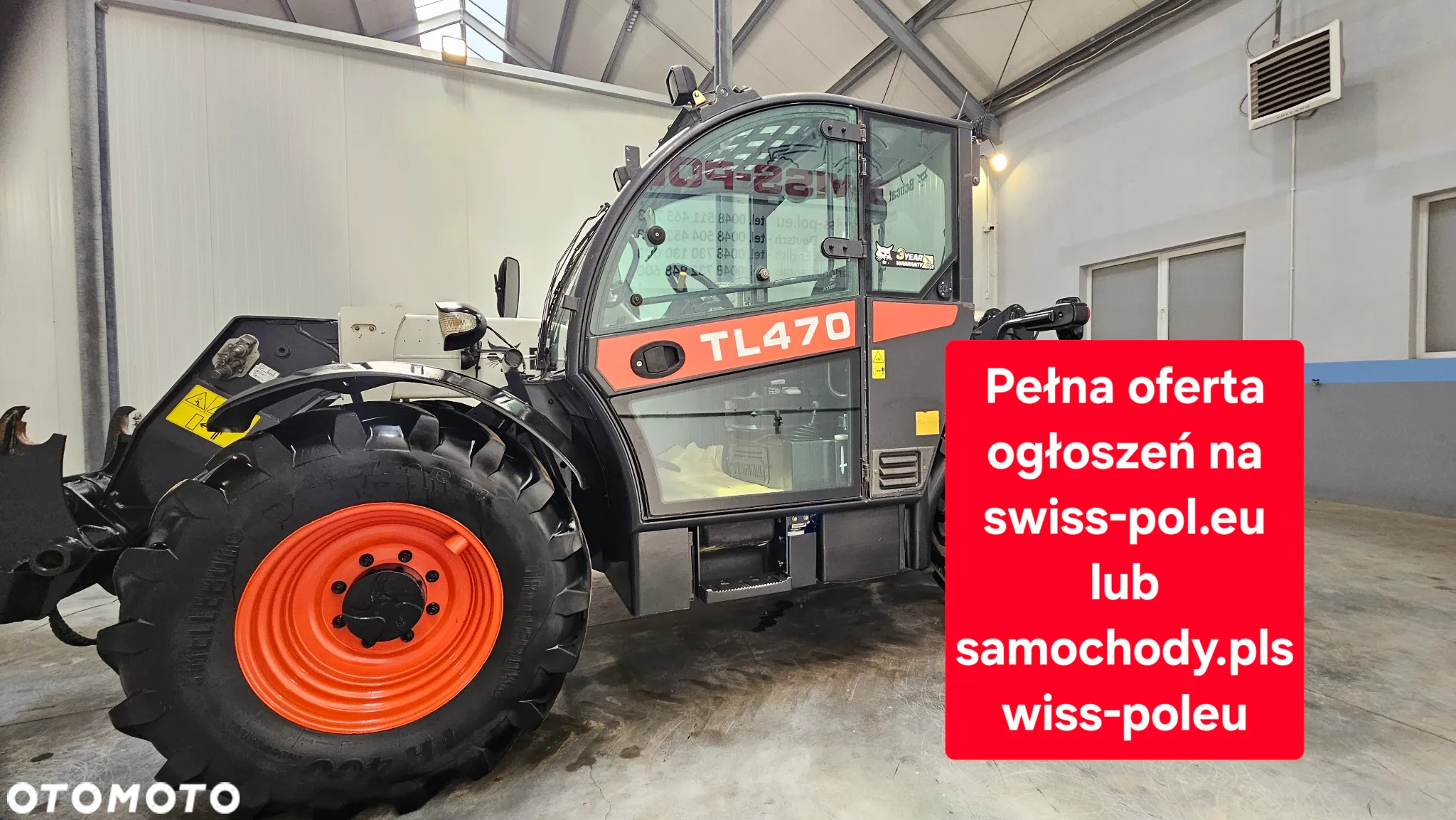 Bobcat TL 470 HF Klimatyzacja Ładowarka teleskopowa Massey Ferguson Jcb Manitou - 3