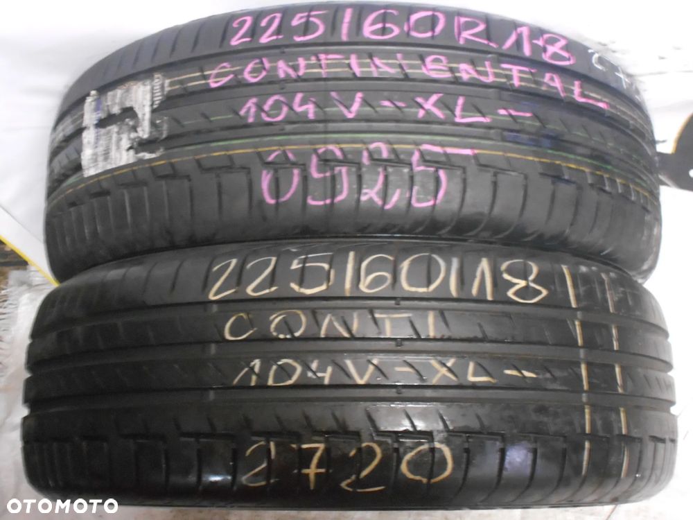 OPONY 225/60R18 CONTINENTAL PREMIUM CONTACT 6 XL DOT 0925 / 2720  7.5MM - 1