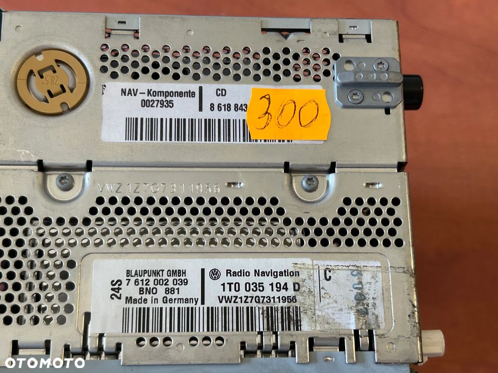 RADIO NAWIGACJA 1T0035194D VW VOLKSWAGEN PASSAT B6 - 6