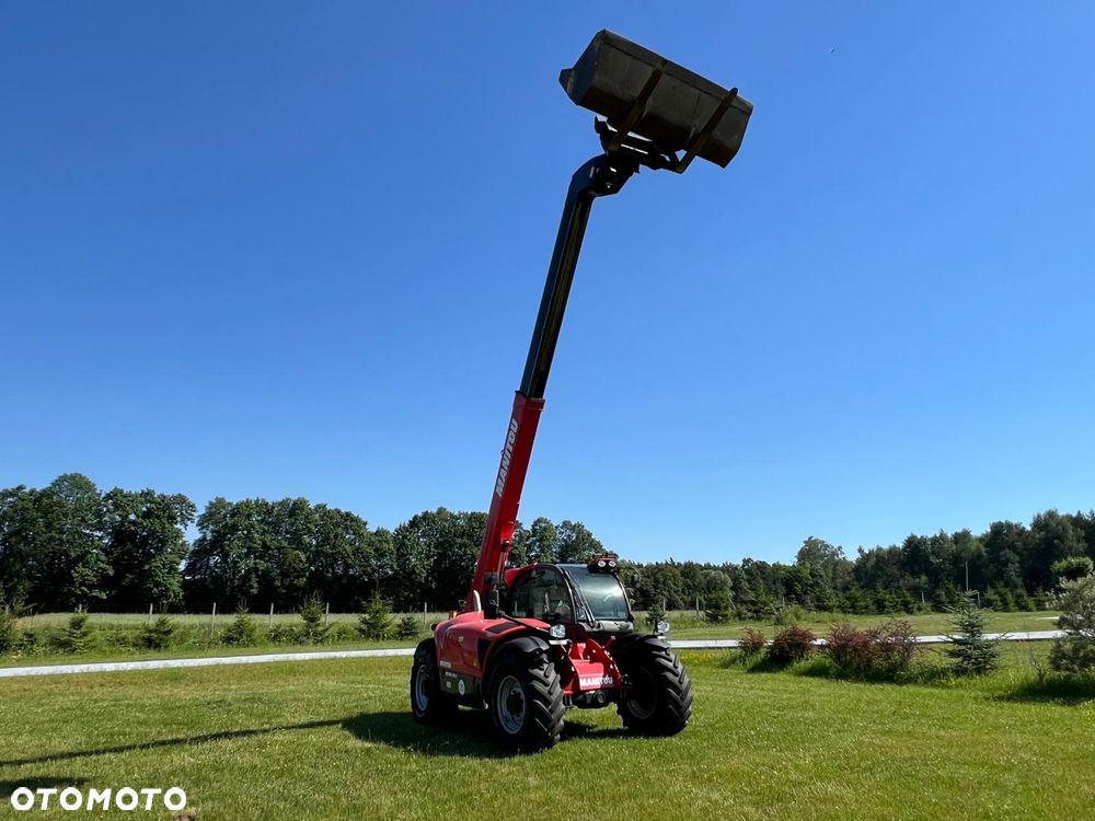 Manitou Ładowarka Teleskopowa  MLT 840-137PS Klimatyzacja Łyżka Widły Merlo JCB 42.7 TF 737 130 541-70 Bobcat TL 38.70 zaczep hydrauliczny - 15