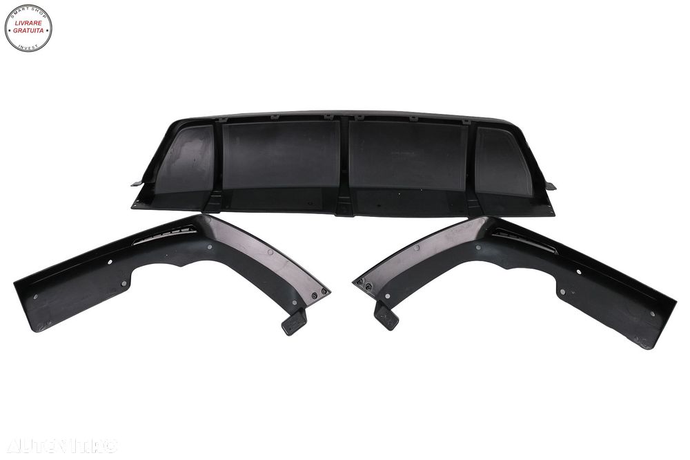 Pachet Exterior Aero BMW X6 G06 (2019-03.2023) M-Tech Black Knight Design Negru Lu- livrare gratuita - 15