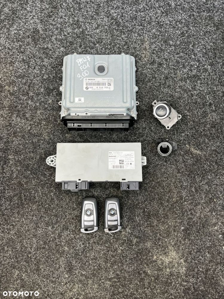 bmw f01 zestaw startowy sterownik komputer silnika 8516753 0281018297 - 6