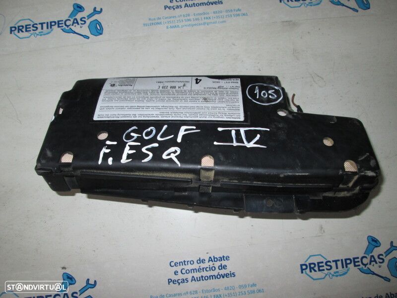 Airbag Banco 1J4880239E VW GOLF 4 2001 ESQ VW BORA 2001 1.9 TDI 0P Esq - 1
