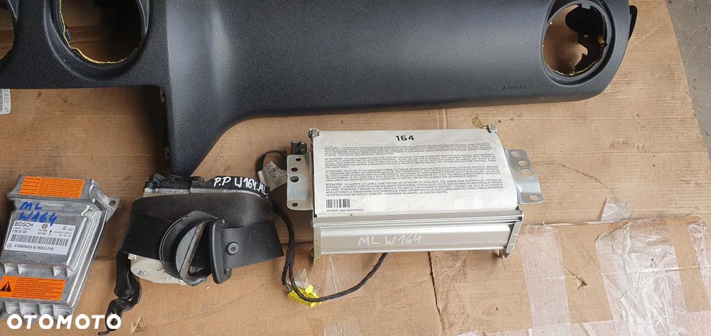 Konsola poduszki pasy AIRBAG zestaw naprawczy Mercedes ML W164 - 5