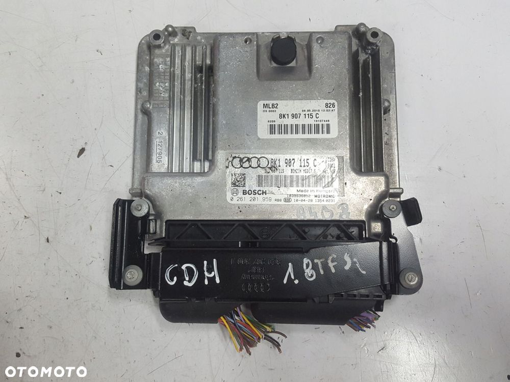 AUDI A4 B8 08-11r 1.8 TFSI CDH KOMPUTER SILNIKA 8K1907115C - 1