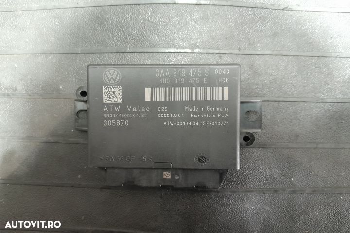 Modul senzori parcare 3AA919475S 3AA919475S Volkswagen VW Tiguan 1 [f - 1