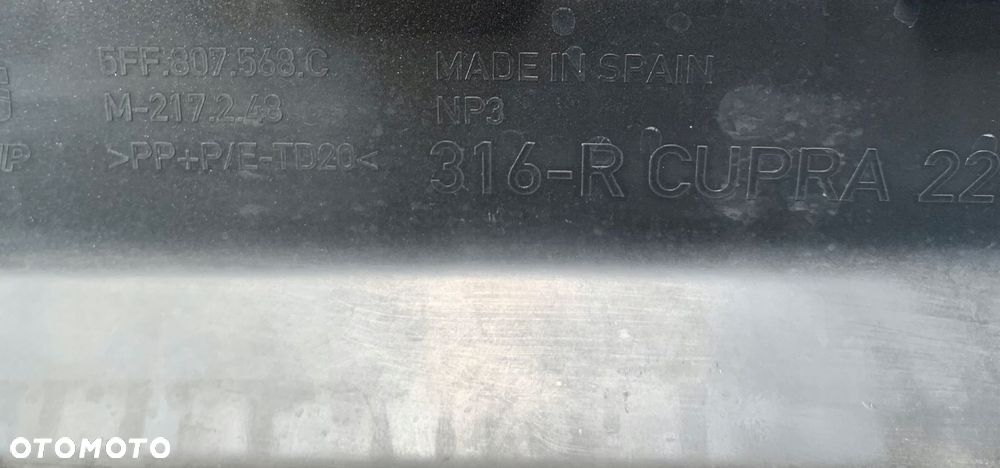 seat cupra formentor dyfuzor spoiler zderzaka tył - 5