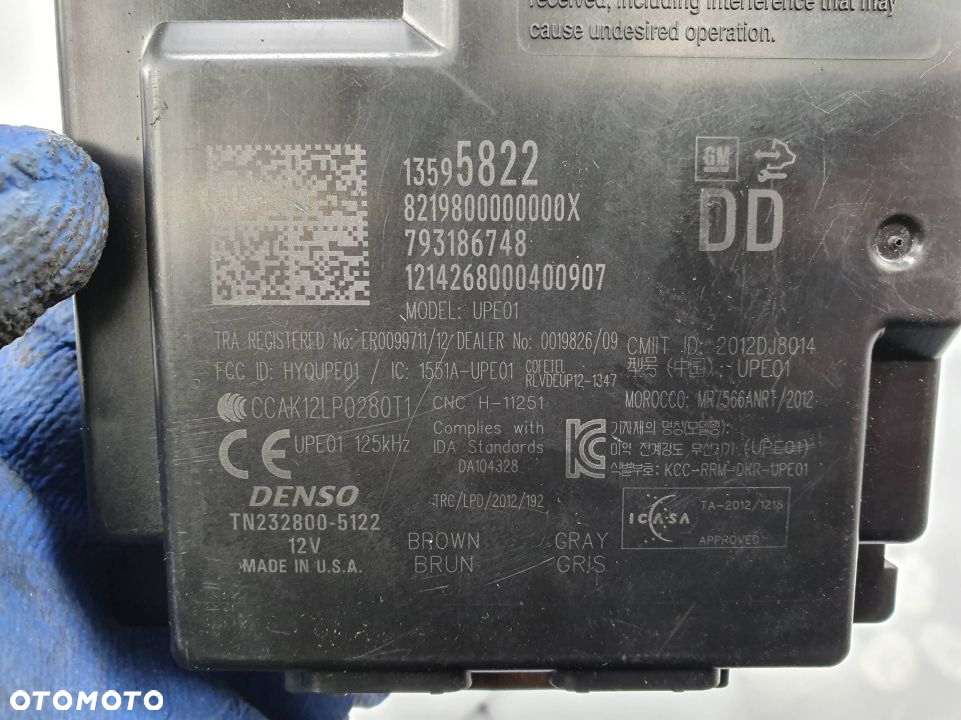 MODUŁ CADILLAC CTS KEYLESS 13595822 - 2