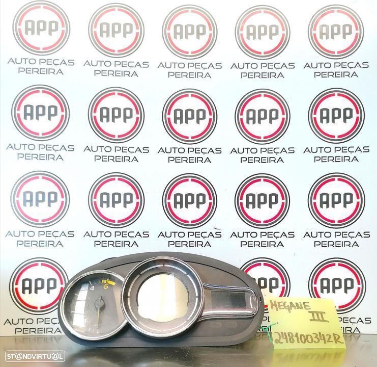 Quadrante Renault Megane 3 2010 DCI referência 248100342R. - 1