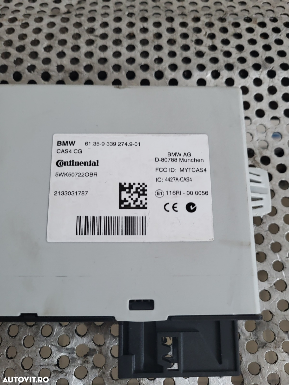 Modul Calculator CAS4 Bmw Cod 9339274 F10 F11 F06 F07 F12 F13 F01 F02 X3 X4 F25 F26 Etc. Dezmembrez Bmw F10 F11 LCI M Paket Cod Motor N55B30 3.0 3.5 4.0 Benzina An 2012-2013-2014-2015-2016-2017 - 4