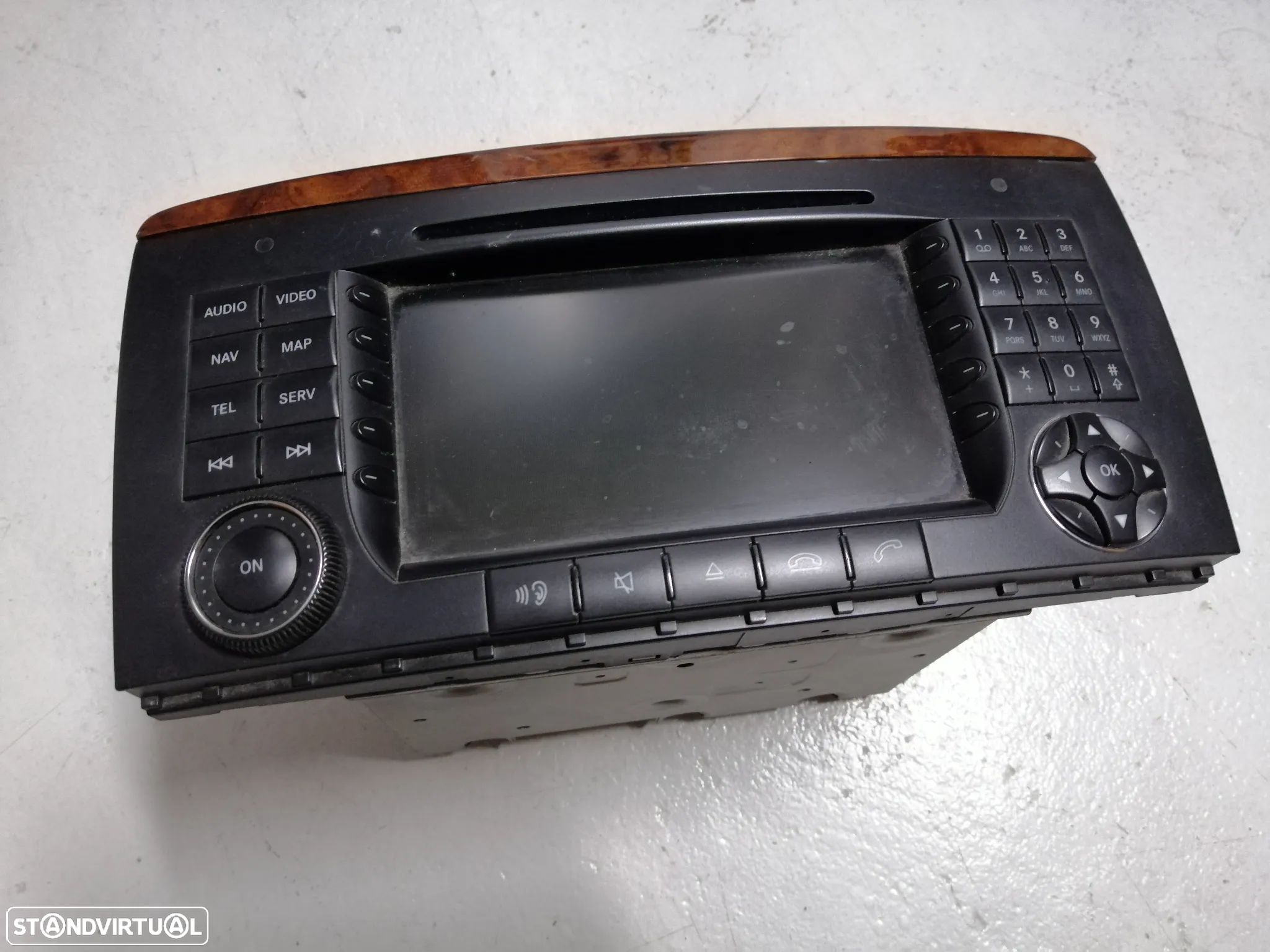 Radio com leitor de Cd para o Mercedes Class R e M W251 W164 e A2518202279  2518202279 - 1