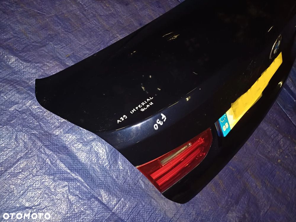 BMW F30 Klapa Tył Kompletna A89 Imperial Blau - 3