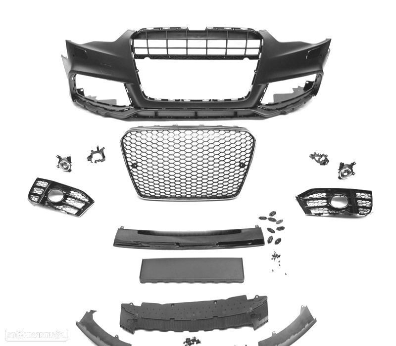 PARA-CHOQUES AUDI A5 8T LOOK RS5 11-16 COM PDC + FAROIS DE NEVOEIRO - 2