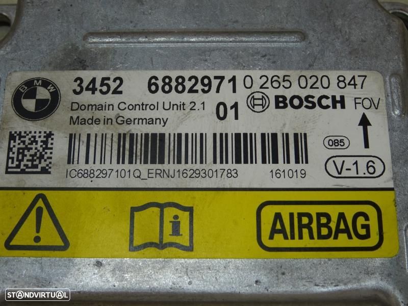 Centralina De Airbags Bmw 1 (F20)  6882971 / 0265020847 / 0 265 020 84 - 2