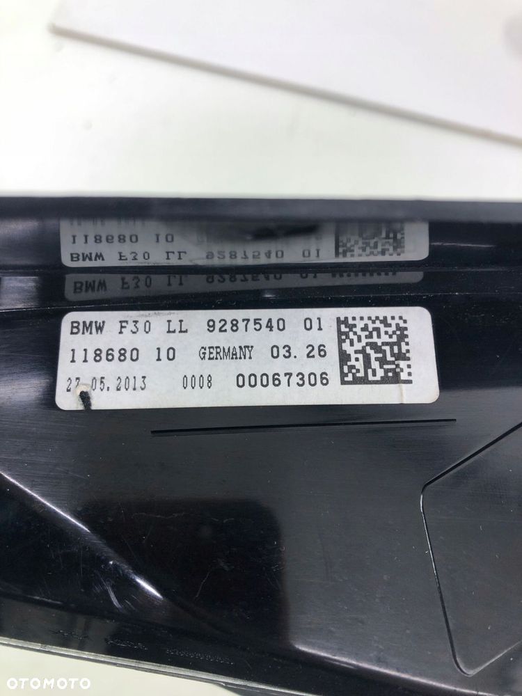 BMW F30 F31 WYŚWIETLACZ HUD HEAD UP 9287540 - 5