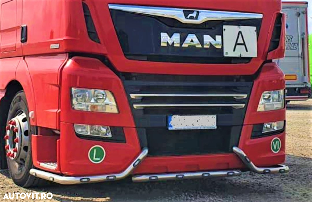 Bara leduri sub masca fata, din 3 piese, Man TGX, Euro 5, Euro 6, CU 14 LED-uri incluse - 10