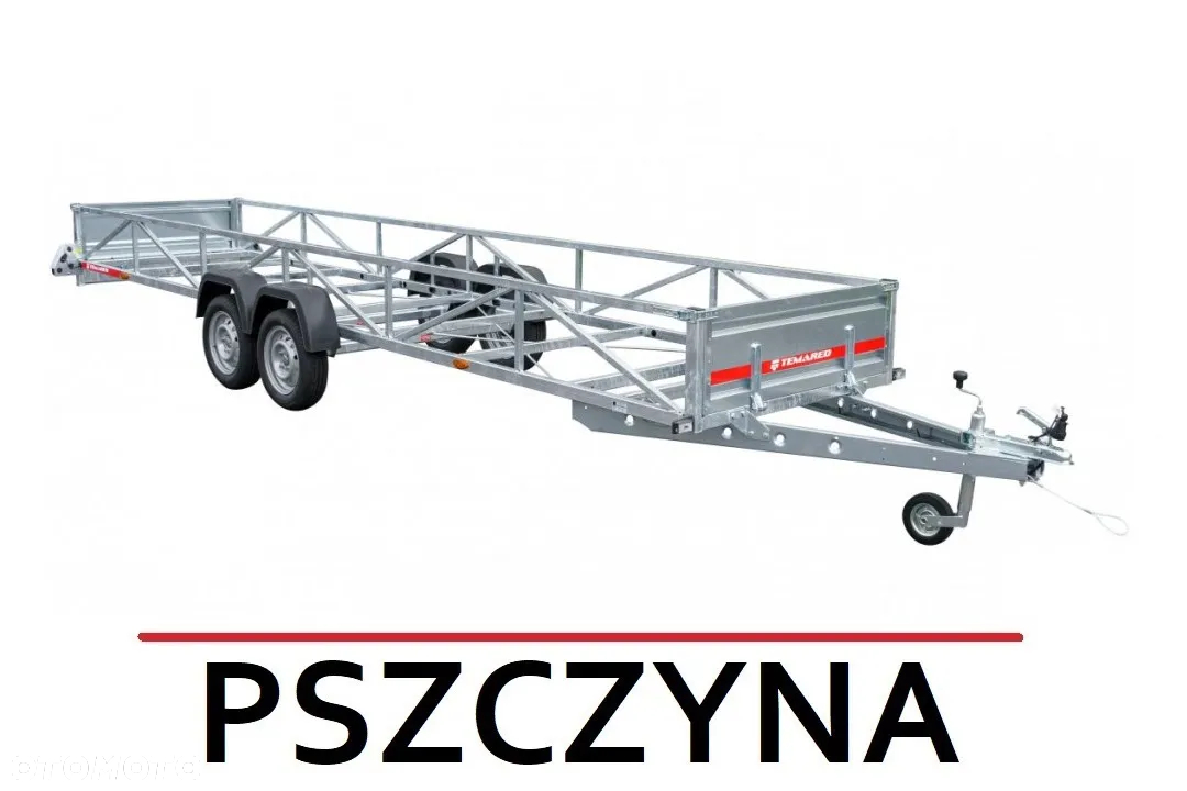 TEMARED PROFILE 6012 DŁUŻYCA 750kg 606x122 KRATOWNICA PRZYCZEPA NOWA! - 6