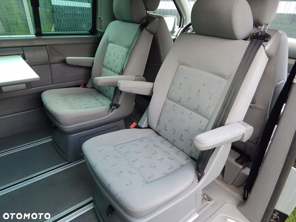 vw t5 multivan środek wnętrze fotel podłoga szyny tapicerka 1-drzwi komplet - 2
