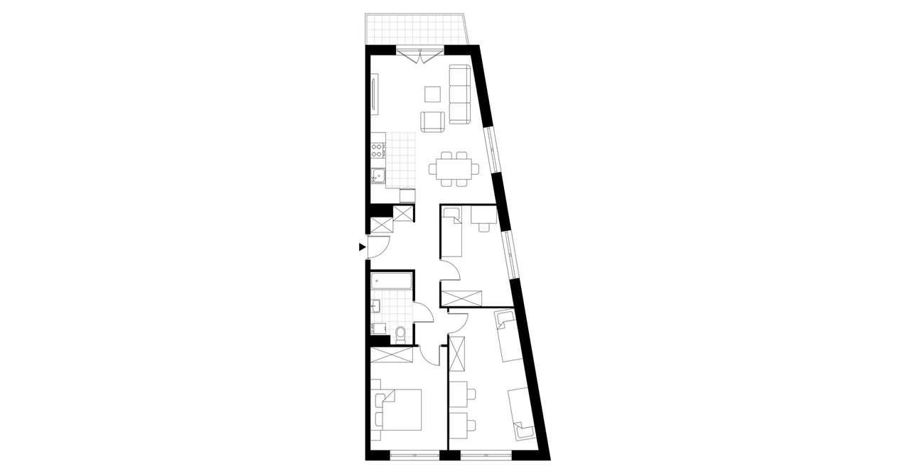 4-pokojowe mieszkanie 73m2 + balkon Bez Prowizji - Pełny obrazek: 3/10