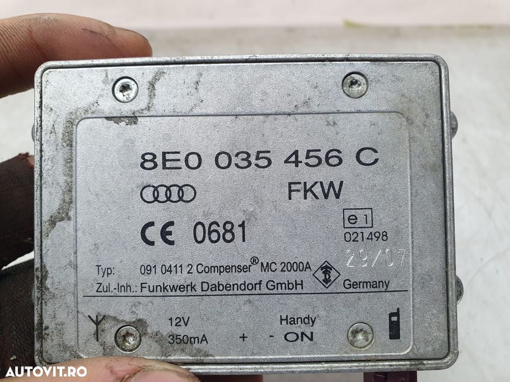 Modul amplificator antena 8e0035456c Audi A4 B7 [2004 - 2008] - 5
