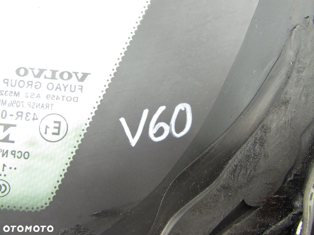 VOLVO V60 10-18 SZYBA BOCZNA KAROSERYJNA TYL LEWA 16R POMORSKIE - 9