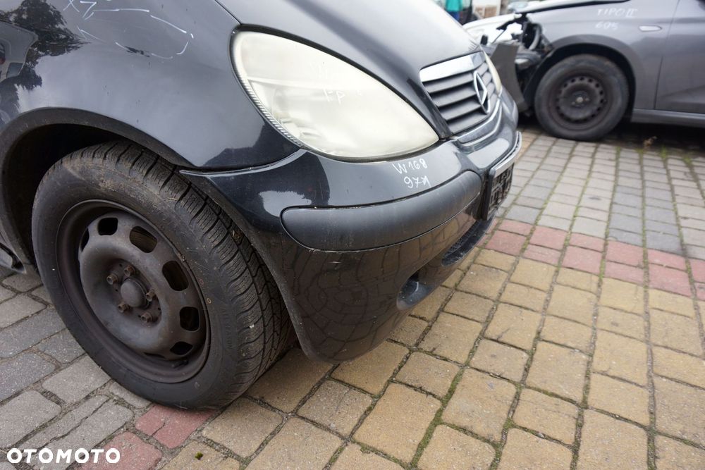 MASKA ZDERZAK BŁOTNIKI LAMPY A-KLASA W168 LIFT 971  MERCEDES 2001-2004 CZARNY PRZÓD KOMPLETNY - 20