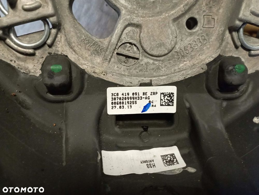 VW GOLF PLUS + KIEROWNICA SKÓRA MULTIFUNKCJA 3C8959537D 3C8419091BE - 4