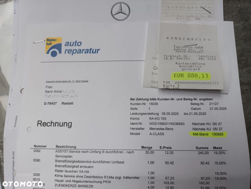 Mercedes-Benz Klasa A 160 BlueEFFICIENCY Avantgarde - 32