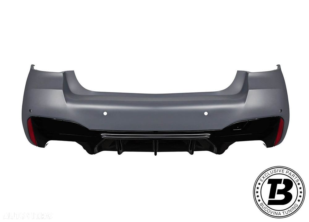 Pachet Exterior compatibil cu BMW Seria 5 G30 conversie la G30 LCI M5 Design - 9