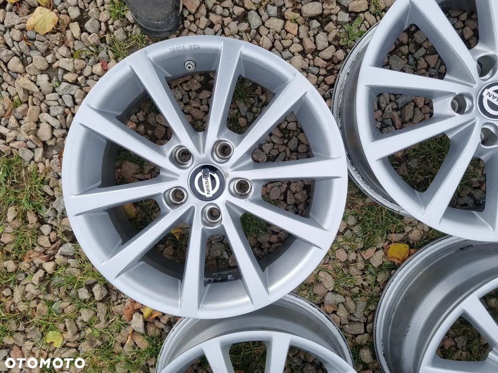 NISSAN LEAF,JUKE,QASHQAI,RENAULT 3,4 alu 6,5X16 ET35 5X114,3 bdb stan - 2