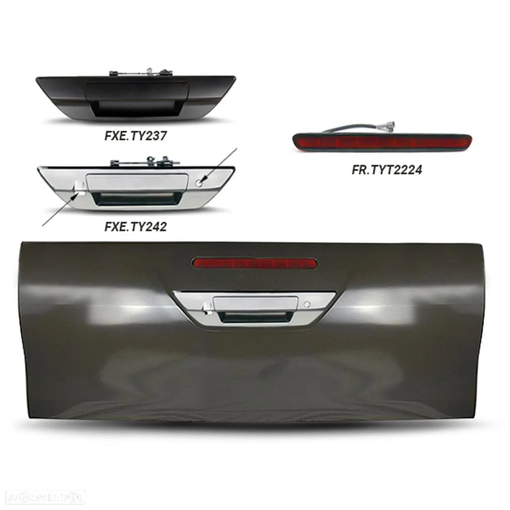Porta Tampa da mala Toyota Hilux GUN125L GUN126L GUN135L 2015- 65700-KK010 - 3