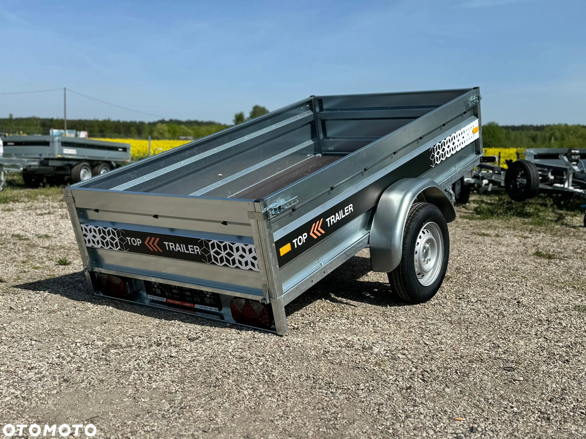 MAZZO DOSTAWA! Przyczepa Top Trailer TT23 MAX 232x131x45cm DMC 750 kg SPAWANA! kat. B, MOCNA! - 5