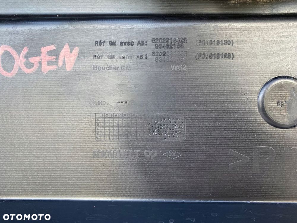 Opel MOVANO 3 10 - zderzak przód przedni pod halogen NOWY ORYGINAŁ - 11
