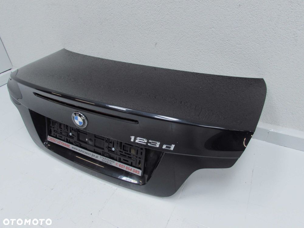 BMW 1 E82 M1 04-12 KLAPA BAGAZNIKA TYL BLACK SAPPHIRE METALIK - 6