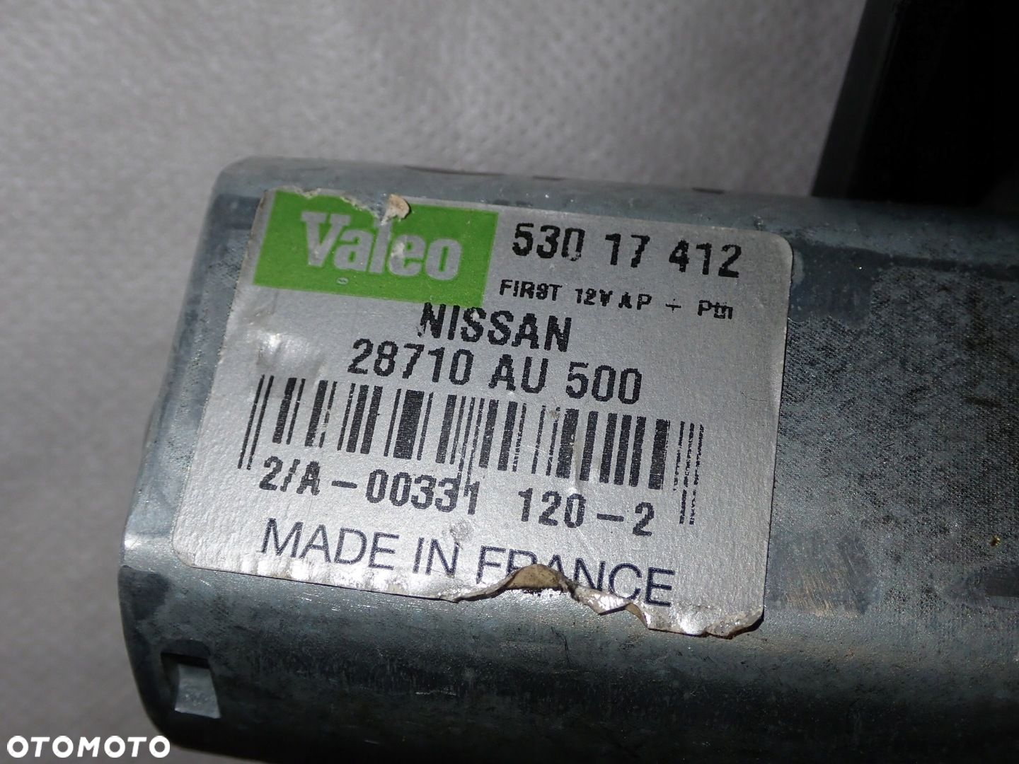 NISSAN PRIMERA P12 W12 02-07 SILNICZEK WYCIERACZKI - 4
