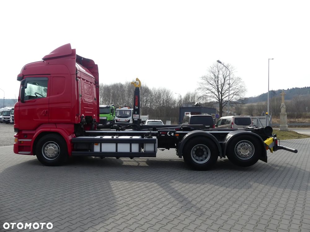 Scania R 490 / 6x2 / HAKOWIEC / HIAB MULTILIFT / RETARDER / EURO 6 / - 7