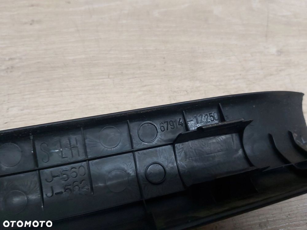 Toyota Corolla E15 listwa progowa nakładka progu lewy przód 67914-12250 - 4