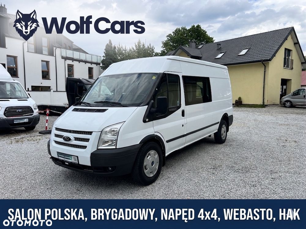 Ford Transit Furgon Brygadowy Doka 6 os. 4x4 AWD L3H2 2.2 TDCI 125KM Webasto HAK - 1