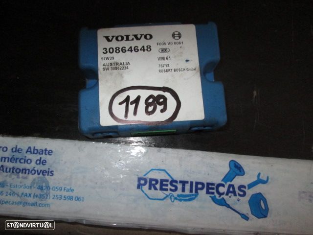 Modulo 30864648 VOLVO S40 2001 IMOBILIZADOR - 2