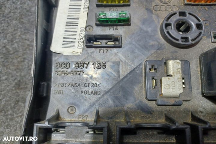 Panou sigurante motor 3C0937125 Volkswagen VW Passat B6 [2005 - 2010] - 4