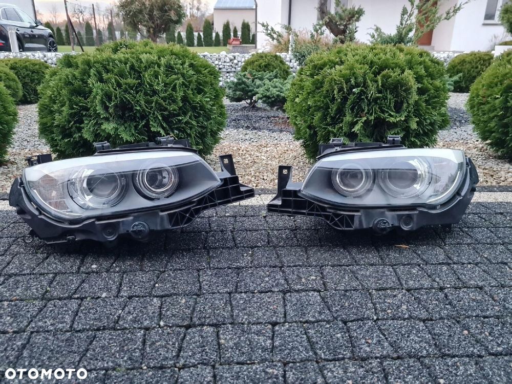 BMW 3 E92 E93 M3 Lift LCI Lampy przód Kompletne Bi Xenon Led Kierunek Żarówka - 1