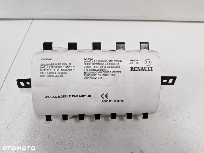 renault captur 1 i poduszka powietrzna airbag pasażera 985252780r - 1