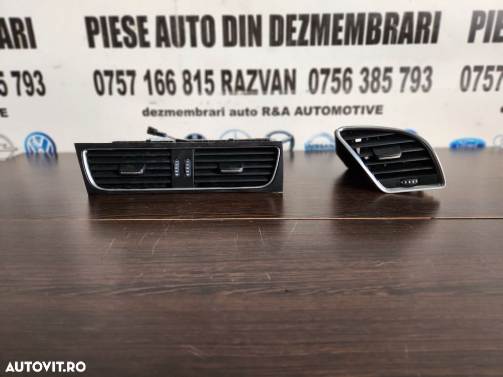 Grile Grila Aerisire Ventilatie Bord Audi Centrala Si Dreapta A5 An 2007-2008-2009-2010-2011-2012-2 - 2