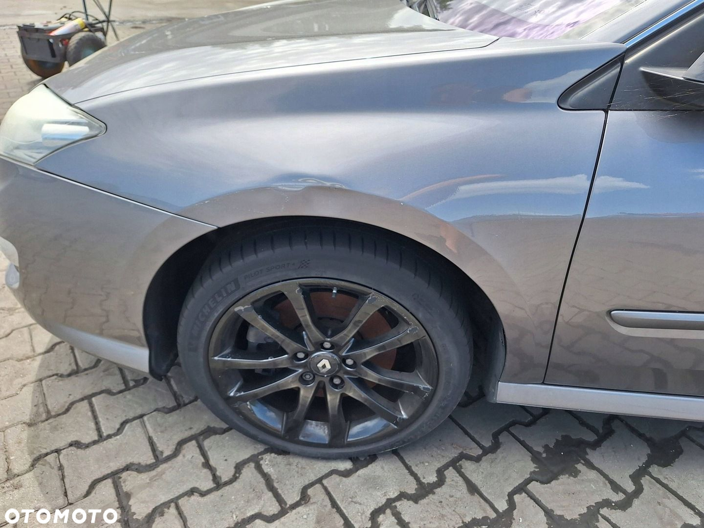 Renault Laguna 3 III LIFT 13- ZDERZAK PRZÓD TEKNG BIXENON LED MASKA ZESTAW - 9